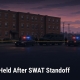 Fostoria News Fostoria police cars and officers at scene after SWAT standoff.